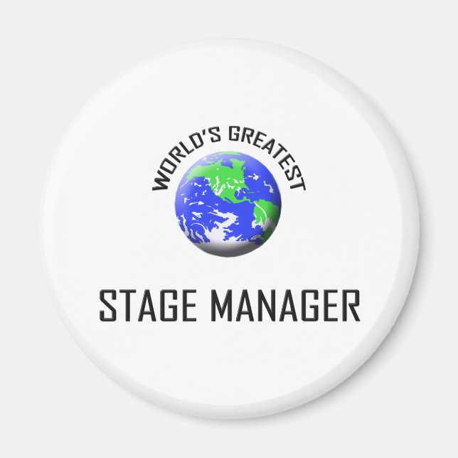 Aimant Meilleur Stage Manager au monde (Devant)