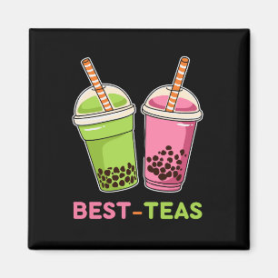 Aimant Meilleur teas kawaii boba bubble amis thé perle