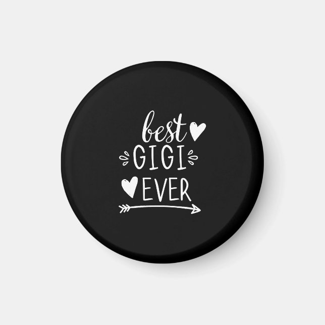 Aimant Meilleure Gigi Jamais Cadeaux Grand-mère Gigi Long (Devant)