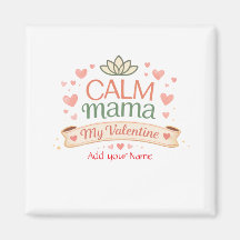 Meilleure Maman Calme Maman Saint-Valentin Cœurs A