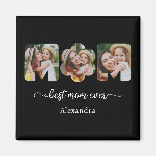 Aimant Meilleure Maman Collage de Photos Cadeau pour Mama