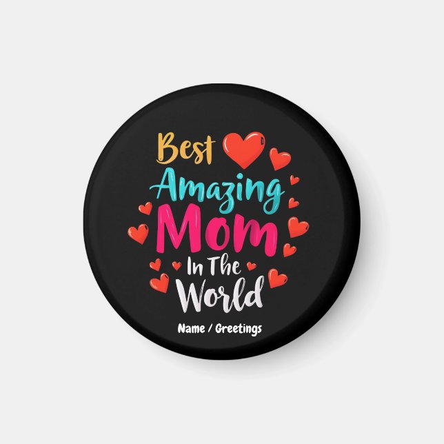 Aimant Meilleure Maman Extraordinaire Dans Le Monde Parfa (Devant)