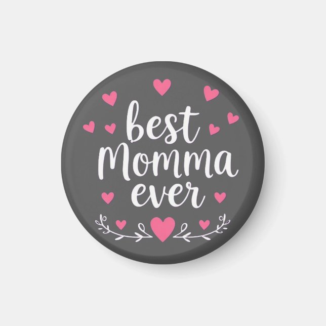 Aimant meilleure maman jamais grise (Devant)