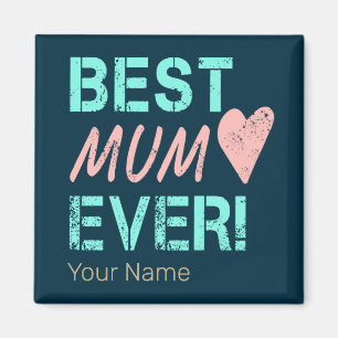 Aimant Meilleure maman Jamais Vintage maman Coeur pour la