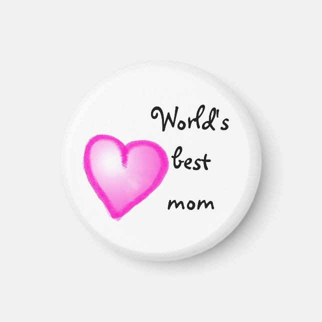 Aimant Meilleure maman magneet du monde (Devant)