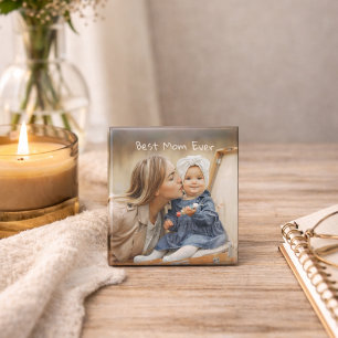 Aimant Meilleure Maman Personnalisée Photo Fête des Mères