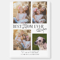 Meilleure Maman Pour 4 Photos à la Maison Ressembl