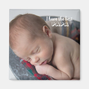 Aimant Meilleure photo Papa