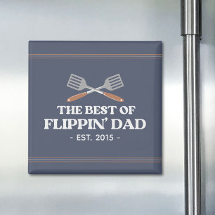 Aimant Meilleure spatule pour papa Flippin Drôle Rétro