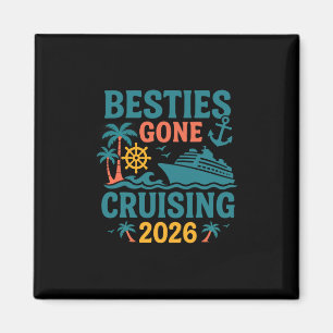 Aimant Meilleures Amies en Croisière 2026 Filles Équipées