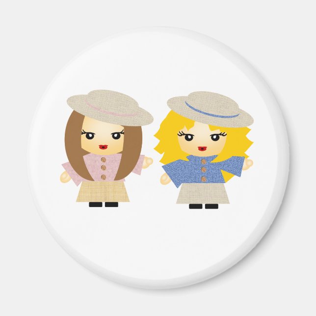 Aimant Meilleurs amis pour toujours (Devant)