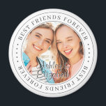 Aimant Meilleurs amis pour toujours BFF Simple Photo mode<br><div class="desc">Ce design simple et classique est composé de typographie serif et d'ajouter une photo personnalisée. "Best Friends Forever" tourne autour de la photo de vos amis</div>