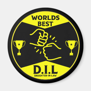 Aimant Meilleurs cadeaux de belle-fille+droit