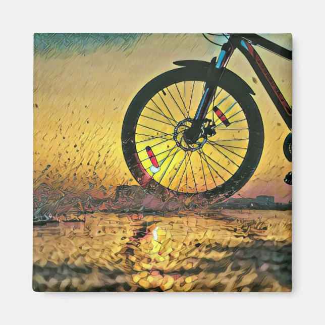 Aimant Meilleurs cadeaux pour cyclistes (Devant)