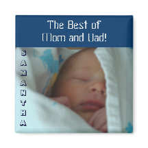 Meilleurs de maman et papa cadeaux d'aimants bébé 