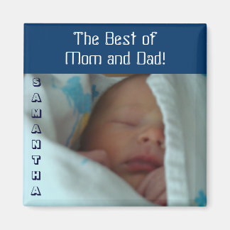 Aimant Meilleurs de maman et papa cadeaux d'aimants bébé 