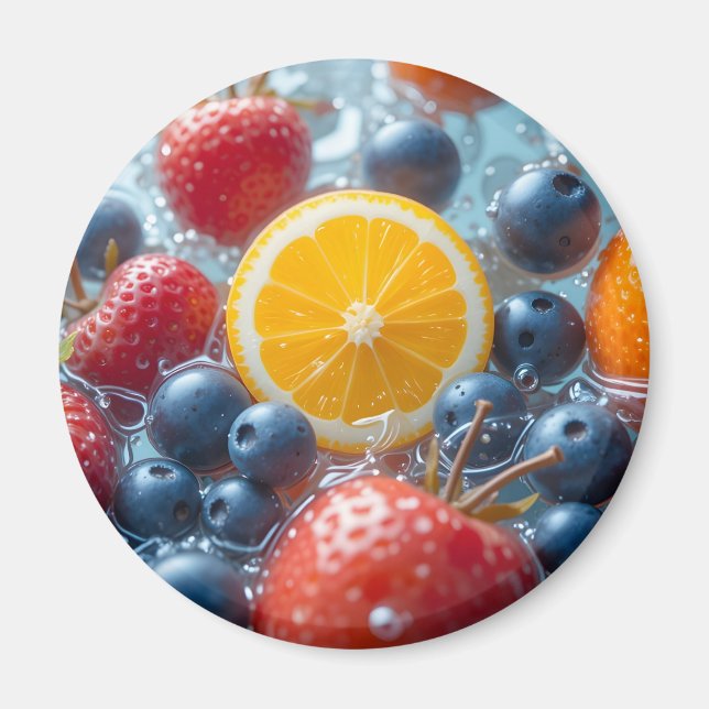 Aimant Mélange de fruits aquatiques (Devant)
