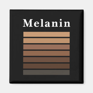 Aimant Melanin Mois de l'histoire des Noirs afro-américai