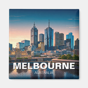Aimant Melbourne Australie Skyline Travel