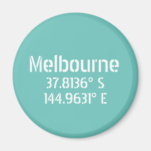 Aimant Melbourne Latitude Longitude