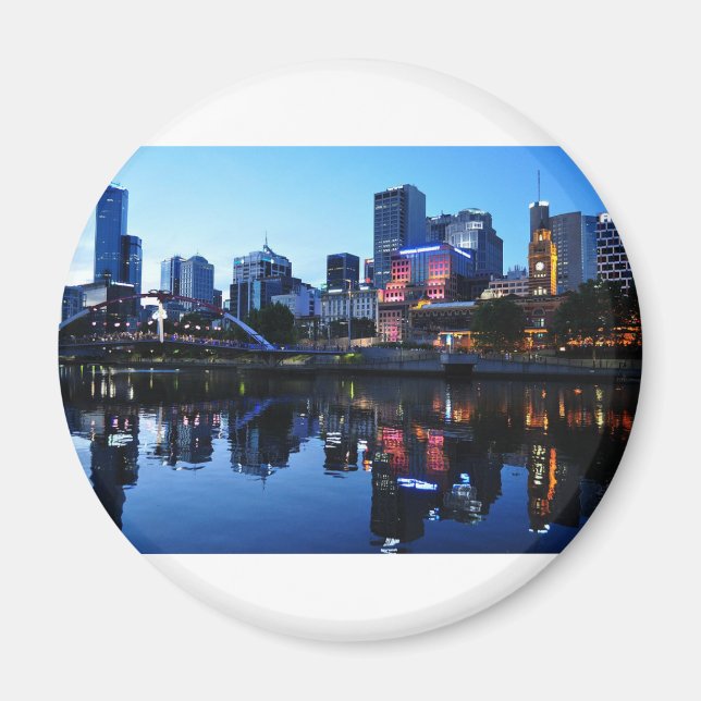 Aimant Melbourne Sunset Skyline (Devant)
