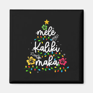 Aimant Mele Kalikimaka Hawaiian Christmas Hawaii Tropical