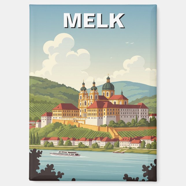 Aimant Melk Abbey Autriche Travel (Recto)