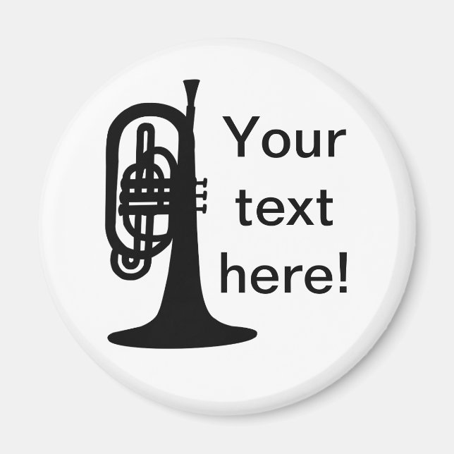 Aimant Mellophone personnalisé (Devant)