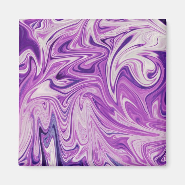 Aimant Melted lava abstract art (Devant)