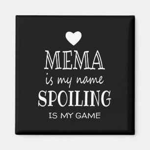 Aimant Mema Est Mon Nom Dons Drôle Pour Grand-Mère