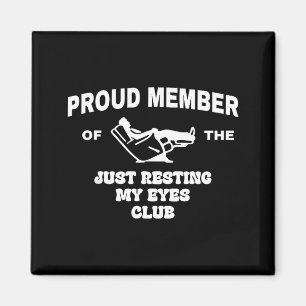 Aimant Membre fier du club Juste en train de reposer mes