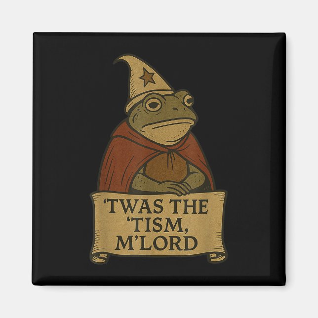 Aimant Mème amusant Tee - shirts & n°39 ; c'était le Tism (Devant)