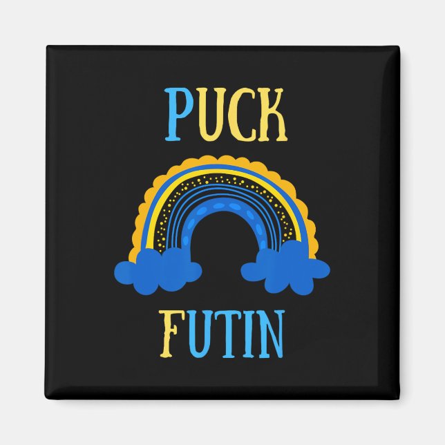 Aimant Mème de Puck Futin conception amusante Ukraine Rus (Devant)