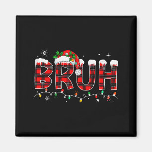 Aimant Mème drôle de Bruh salutation de frère ados garçon