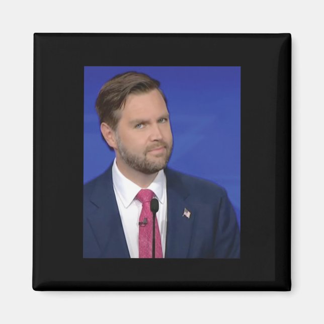 Aimant Mème drôle de J.d Vance Vice-président Dete Face  (Devant)