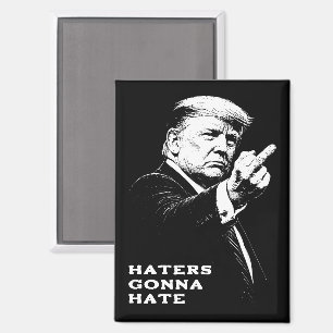 Aimant Meme drôle du doigt d'honneur de Trump 2026