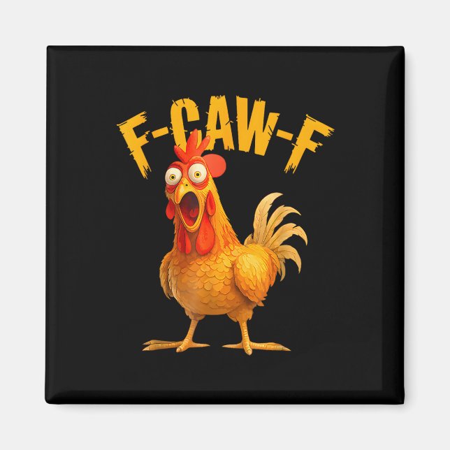 Aimant Mème du coq citation  (Devant)