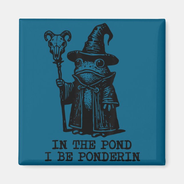 Aimant Mème du magicien grenouille dans le Nd I Be Nderin (Devant)