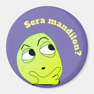 Aimant mème mandilon gros, 3 pouces cercle magnétique