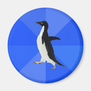 Aimant Mème-pingouin socialement Awkward