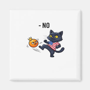 Aimant Mème politique drôle sans design de chat