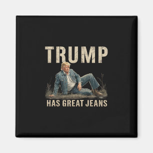 Aimant Mème Retro Trump a de super jeans