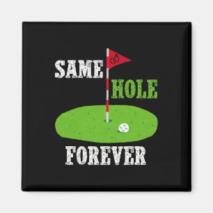 Aimant Même Trou Forever Groom Bachelor Party Funny Golf