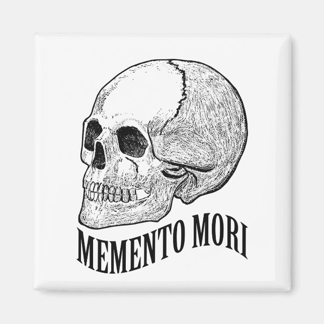 Aimant Memento mori (Devant)
