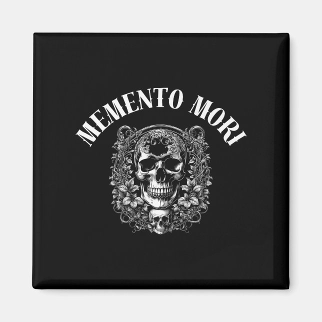 Aimant Memento Mori Citation Stoic Pour Se Souvenir De La (Devant)