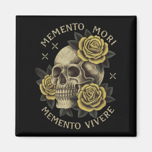 Aimant Memento Mori Memento Vivere _ Philosophie & La