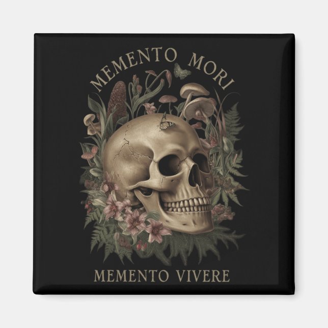Aimant Memento Mori Memento Vivere _ Philosophie &amp; La (Devant)