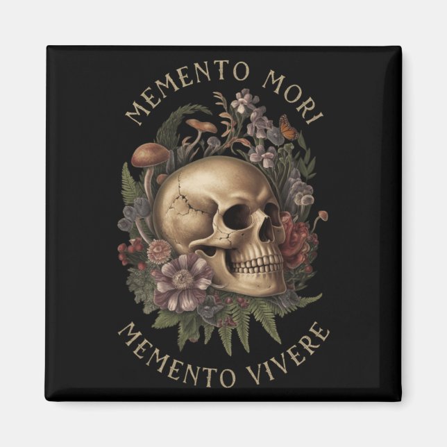 Aimant Memento Mori Memento Vivere _ Philosophie &amp; La (Devant)
