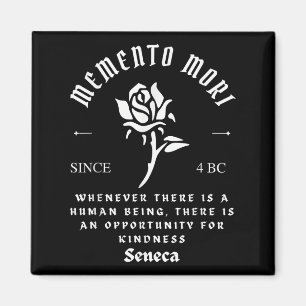 Aimant Memento Mori Stoicism Seneca Philosophie de bonté 