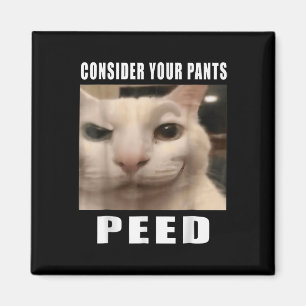 Aimant Mèmes de chats stupides amusants par 919 Designs C